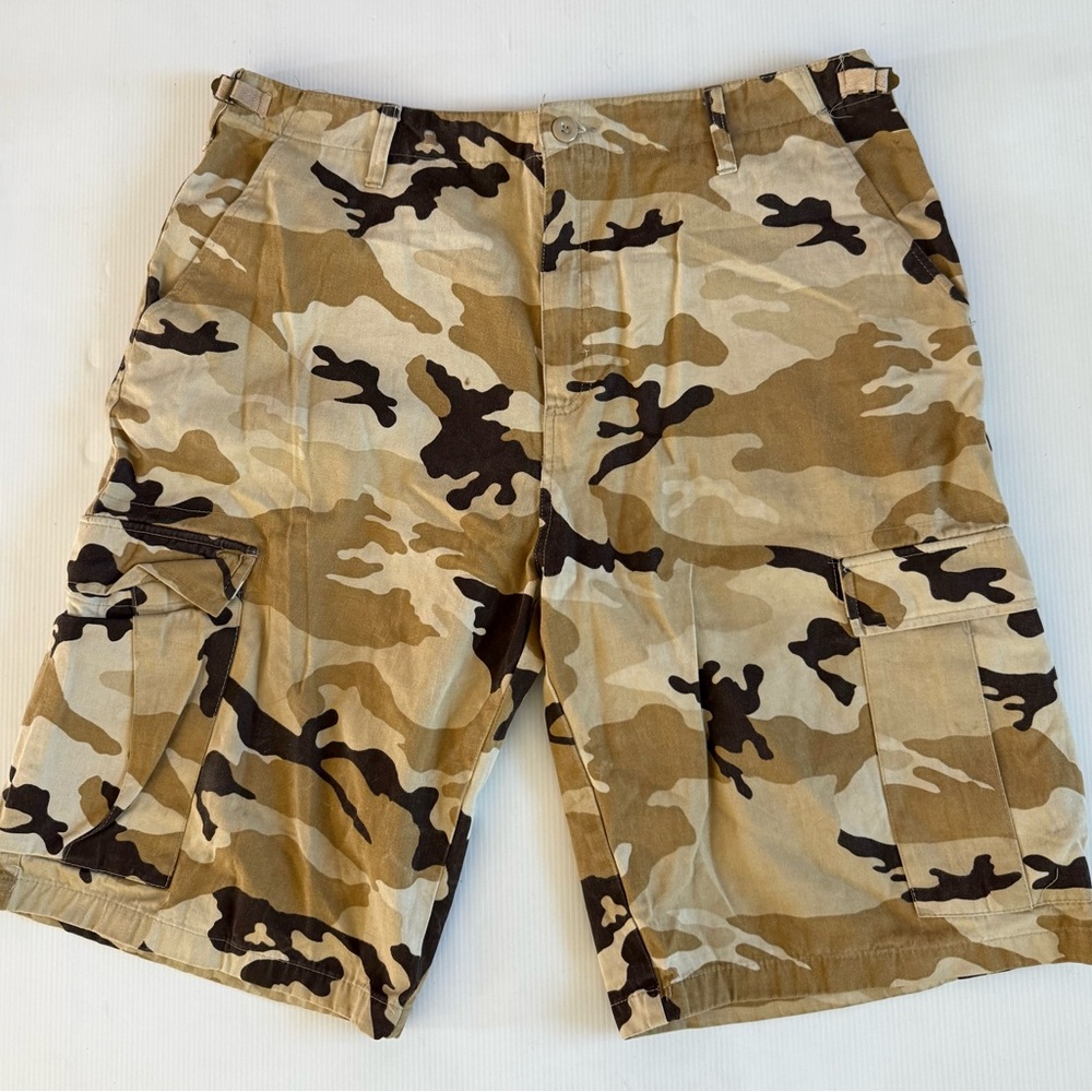 Storm Mechanism Shorts Mens 38 Khaki Camouflage Cargo Military F-16C Utility